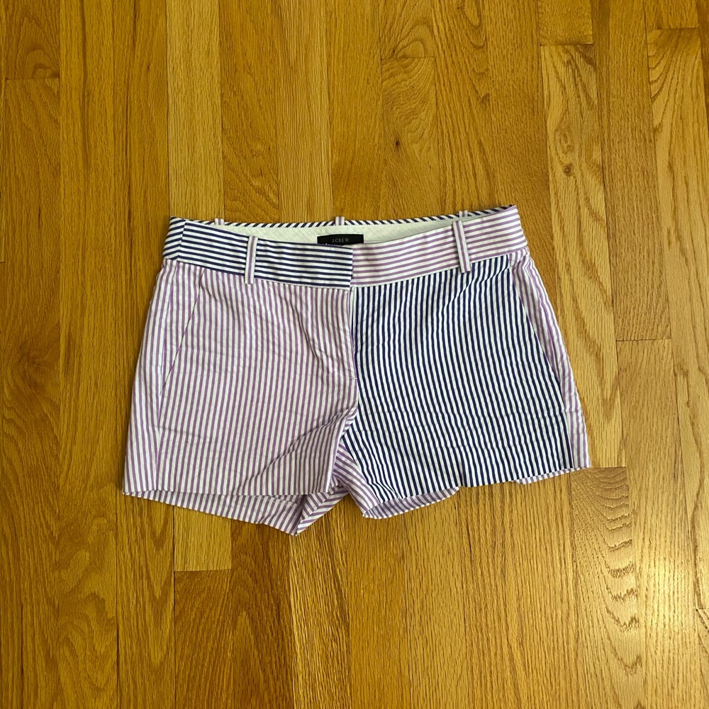 J. Crew Seersucker Chino Shorts